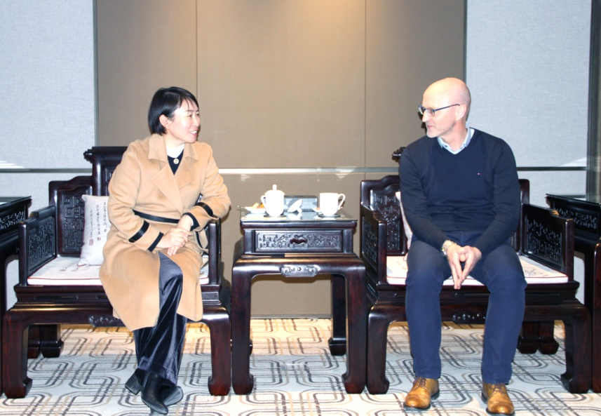 市委常委、臨朐縣委書記劉艷芳會見德國曼胡默爾集團(tuán)客人